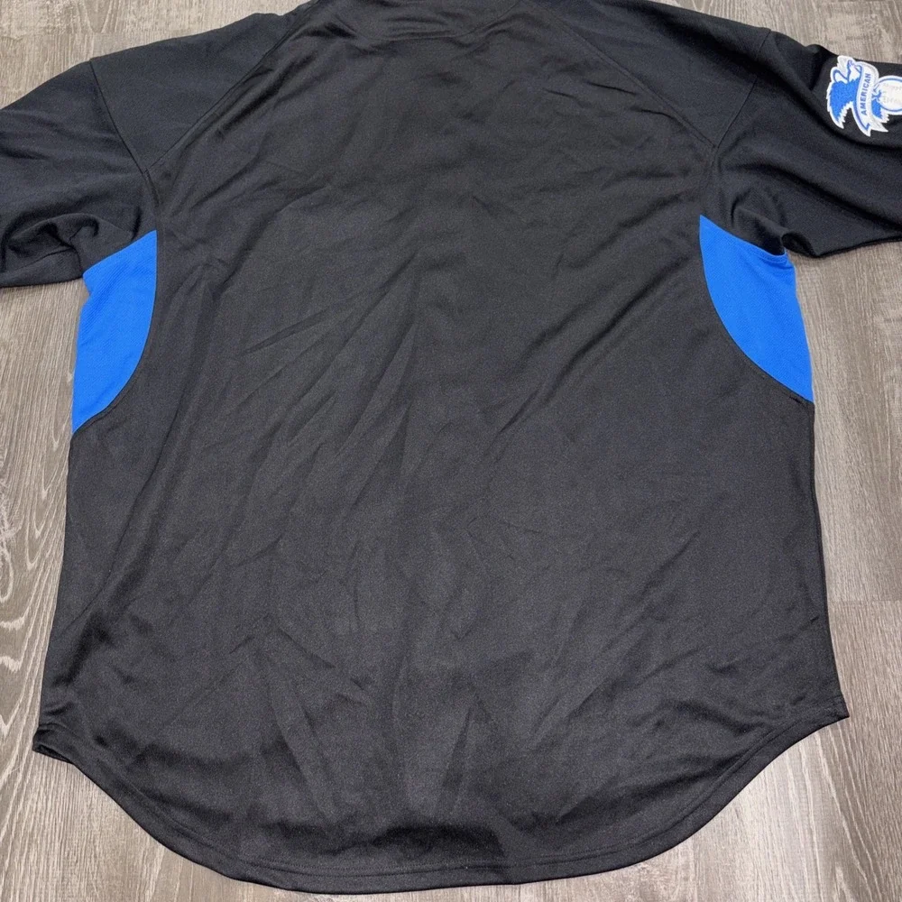 Vintage Nike Team Toronto Blue Jays MLB Baseball Jersey Men's XLarge Black Blue